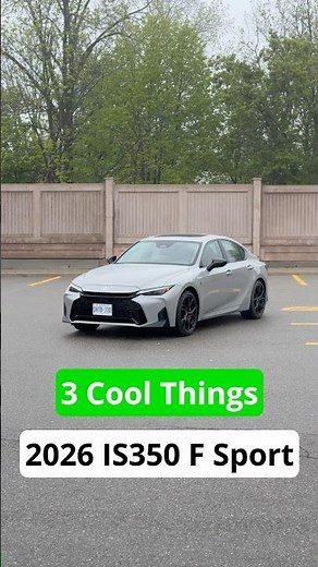 Victor’s 3 Cool Things About the 2026 Lexus IS 350 F Sport #automobile #luxurycars #lexus