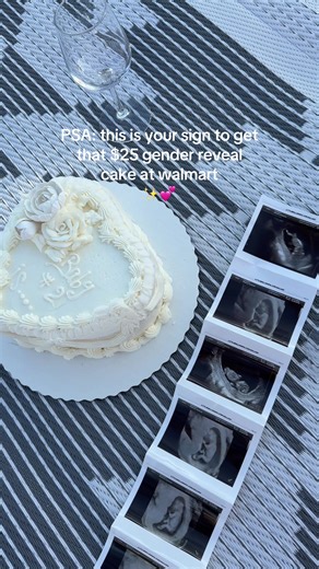 Delightful $25 Gender Reveal Cake at Walmart