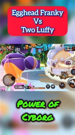 Franky vs 2 Luffy Full Fight😤 | One Piece bounty Rush | OPBR