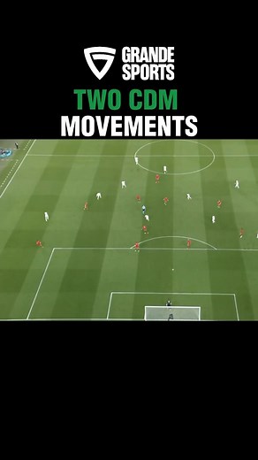 CDM ➡️ False Fullback This movement typically creates space for another player inside. If the opposition doesn’t follow, it will open space out wide. TAG A CDM 👇🏼 | Grande Sports Training