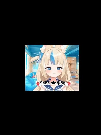 Saba singing the saba song!!! #vtuber #saba