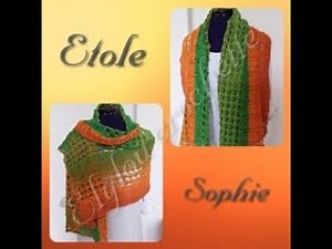 TUTO crochet : Comment faire une Etole "Sophie" facile, toute taille !