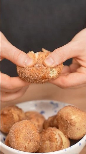 Air Fryer Quark Donuts 😍✨ fluffy & easy