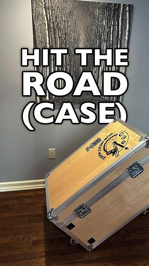 How to build a custom, diy road case (flight case) to perfectly match your specific needs. Built from aluminum and maple, and held together with rivets, this tough case opens to reveal, onboard power, a monitor, and LED lighting. Attaching simple legs turns the case into a display unit suitable for any event. Where we got our metal parts: https://www.diyroadcasesstore.com/ #makers #makercommunity #diy #coolidea #custommade #makersgonnamake #woodworking #furniture #flightcase #boothsetup #ournext