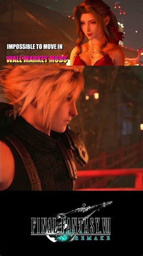 Impossible to Move In — Aerith FF7 Remake (Wall Market Dress)