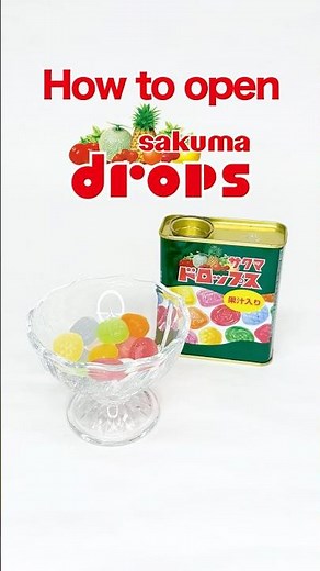 How to open Sakuma Drops🍬