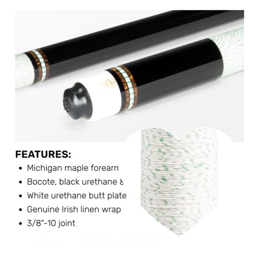 McDermott G440 “Emerald Drift” Pool Cue i3 Shaft