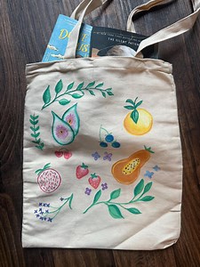 Hand Painted Tote Bag - Etsy
