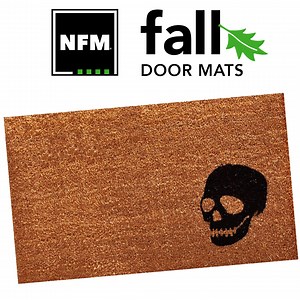 It's beginning to feel like fall right outside your door! 🍂 Shop our autumnal door mats to welcome the season and your guests. https://www.nfm.com/door-mats | NFM