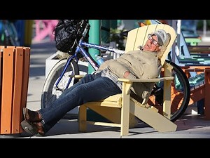 How people enjoyed the cold weather on South Florida beach