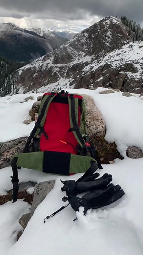 Making a 45L backpack and hiking to 13,000’ #sewing #myog #outdoors #hiking #diy
