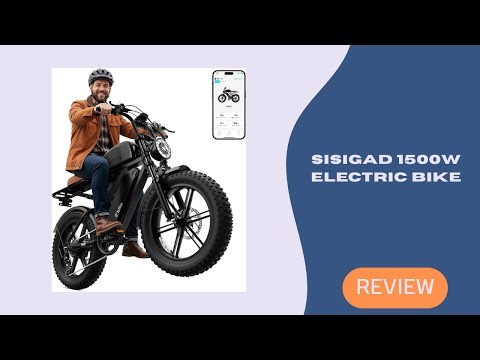SISIGAD 1500W Electric Bike Review | 30MPH Dual Battery Fat Tire Ebike