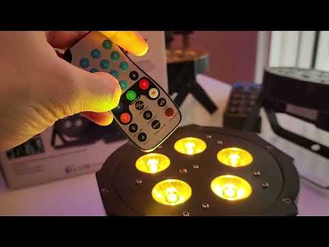 how to program ADJ VPAR uplights