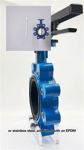 How a Manual Lug Type Butterfly Valve Works in Industrial Pipelines #watertreatment #slvcn