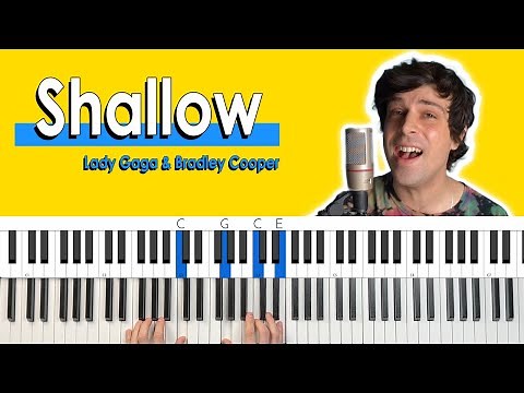 How To Play “Shallow” by Lady Gaga [Easy Piano Chords Tutorial]