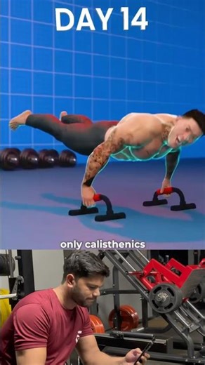 Calisthenics with 30 days ￼#shorts #ytshorts #youtubeshorts #viral #foryou #gym #calisthenics