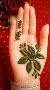 Flower mehndi trick 🥳 #mehndi #heenahacks #newtricks #trick #mehndiart #mehnditips #reels #fbreels2025ツ | Heena Hacks
