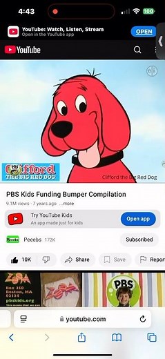 Clifford Funding Credits PBS Kids
