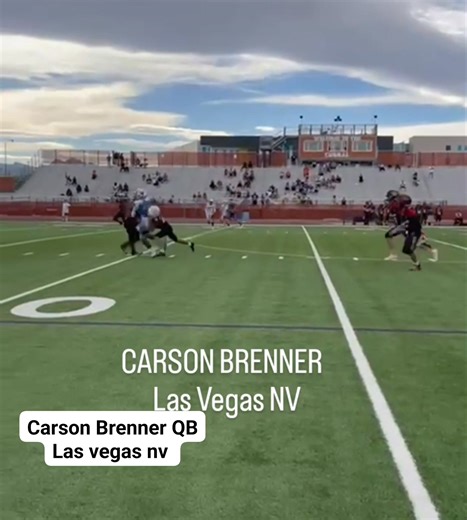 Another Star QB Trained by me CARSON BRENNER QB LAS VEGAS NV | Wayne Williams Jr. | Facebook