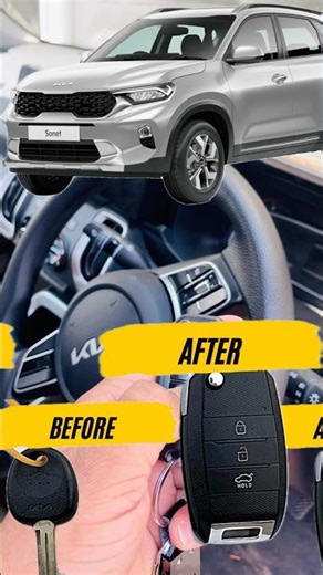 अब आपकी Kia Sonet बनेगी और भी premium 😍Normal key को किय1 stylish flip key में upgrade