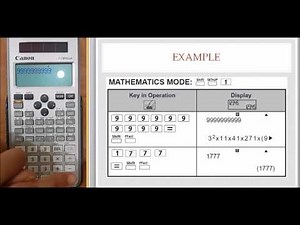 Canon Scientific Calculator F-789SGA (6)
