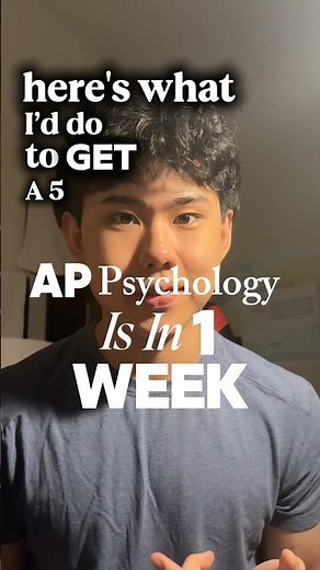 How to get a 5 on AP psychology…