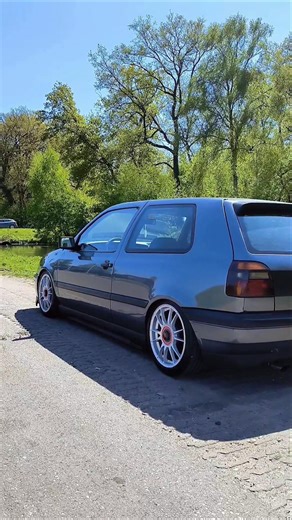 My Volkswagen Golf MK3 waiting for the summer #volkswagen #golfmk3