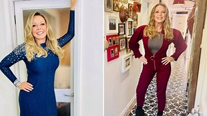 Carol Vorderman, 62, stuns in skintight jumpsuit and dress in behind the scenes Taskmaster snaps