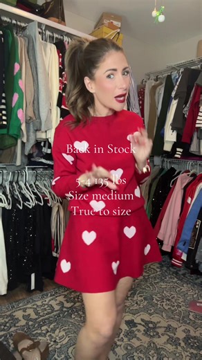 Adorable Valentine's Day Sweater Set for Cheer Moms