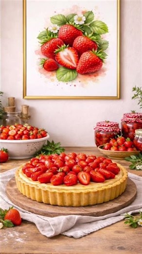 Easy Strawberry Tart Recipe | French Dessert Everyone Loves!