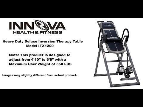 Innova Fitness ITX1200 Inversion Table Installation Guide