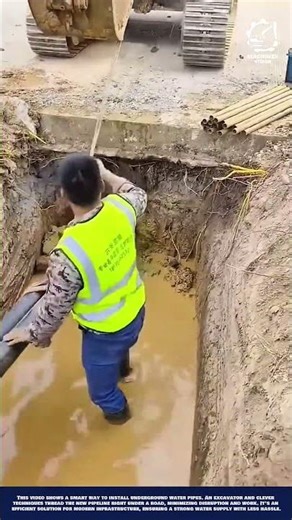 Pipe Laying Machine for Underground Utility Line Installation and Management