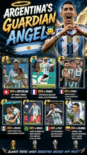 7 Times Di María Saved Argentina! 🔥