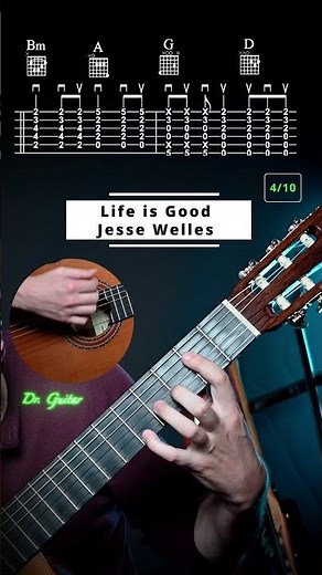 Life Is Good - Jesse Welles | TABS (Tutorial) Dr. Guitar