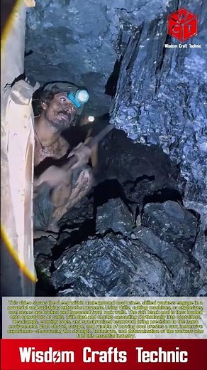 Coals mine underground: satisfying workers coal mining process