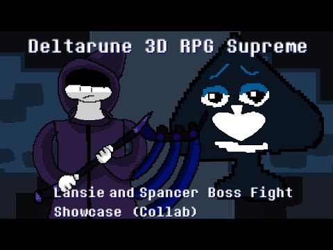 Lansie and Spancer Boss fight showcase| Deltarune 3D RPG Supreme (Roblox)
