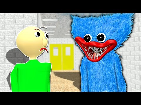 HUGGY WUGGY IN BALDI'S BASICS! - Garry's Mod Gameplay