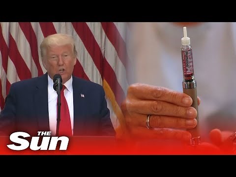 Donald Trump announces he is capping the cost of insulin to $35 a month for Medicare enrollees