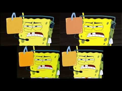 The SpongeBob SquarePants Movie - Widescreen DVD vs. 35mm vs. VHS vs. Full Screen DVD - Part 2