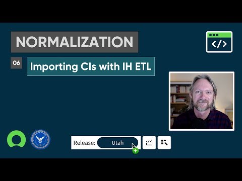 Normalization – Part 6 – Importing CIs with IH ETL