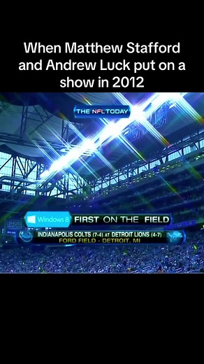 The NFL in 2012 had elite NFL football and players #detroitlions #indianapoliscolts #nflfootball