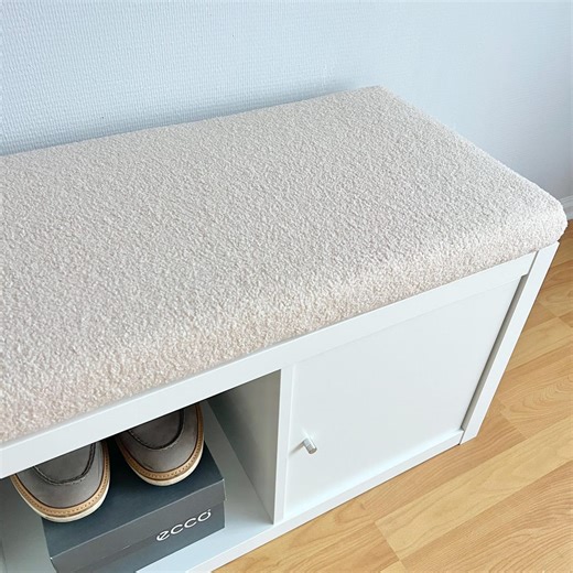 IKEA Kallax Bench Cushion | Boucle Seat Pad | Custom Window Seat Cushion| IKEA Kallax Shelf Seat Pad | Kallax Shelf Bench Pad - Etsy
