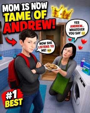 Mom became tame of Andrew 😱 #schoolboyrunaway #schoolboyrunawaystealth