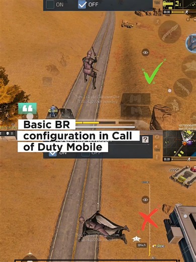 Basic BR configuration in Call of duty mobile #callofdutymobile #callofdutyclips #codbattleroyale #codmobile #creatorsearchinsights