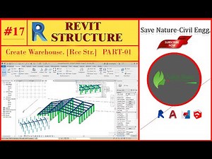 #17. How To Create a warehouse In Revit | Rcc Structures | Revit Structure For Free|. PART-01