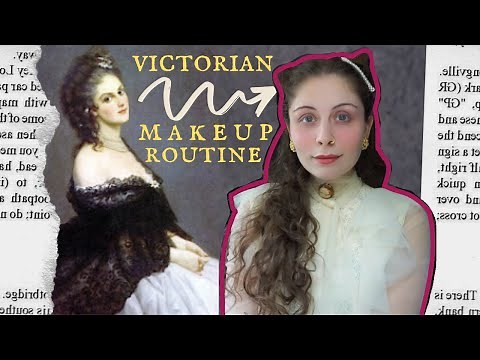 Following A Victorian Makeup Routine!