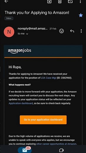How to check the status of your application in Amazon..#amazon #amazonjob #ytshorts #ytviral #yt
