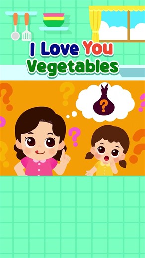 #shorts | I Love You, Vegetables 🥦 | Nursery Rhymes | Lotty Friends