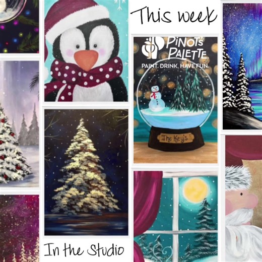 Sip & Paint: An Elegant Holiday Escape
