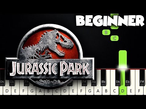 Theme from Jurassic Park | BEGINNER PIANO TUTORIAL + SHEET MUSIC by Betacustic